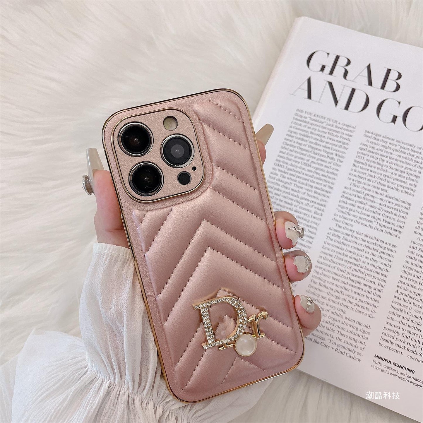 Puffer Designer Dior Inspired IPhone Case