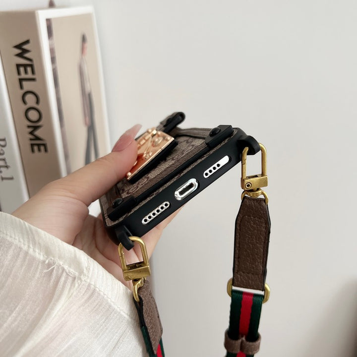 Luxury GUCCI IPHONE CASE WITH STRAP