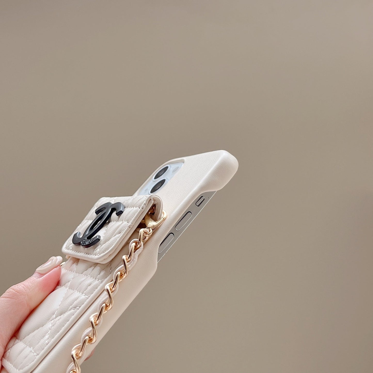 chanel phone case on chain – Slim Clear Phone Case