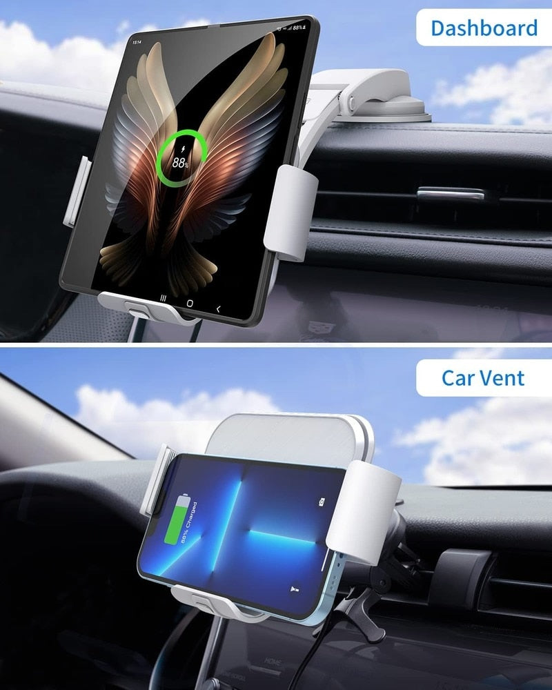 Luxury Dual Coil Wireless Car Charger