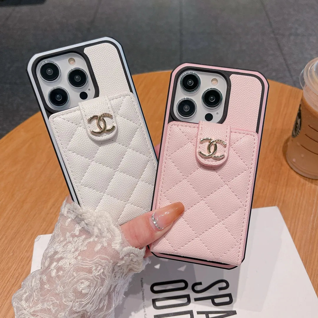 Chanel Phone Case With Card Holder – Premium Designer Phone Case