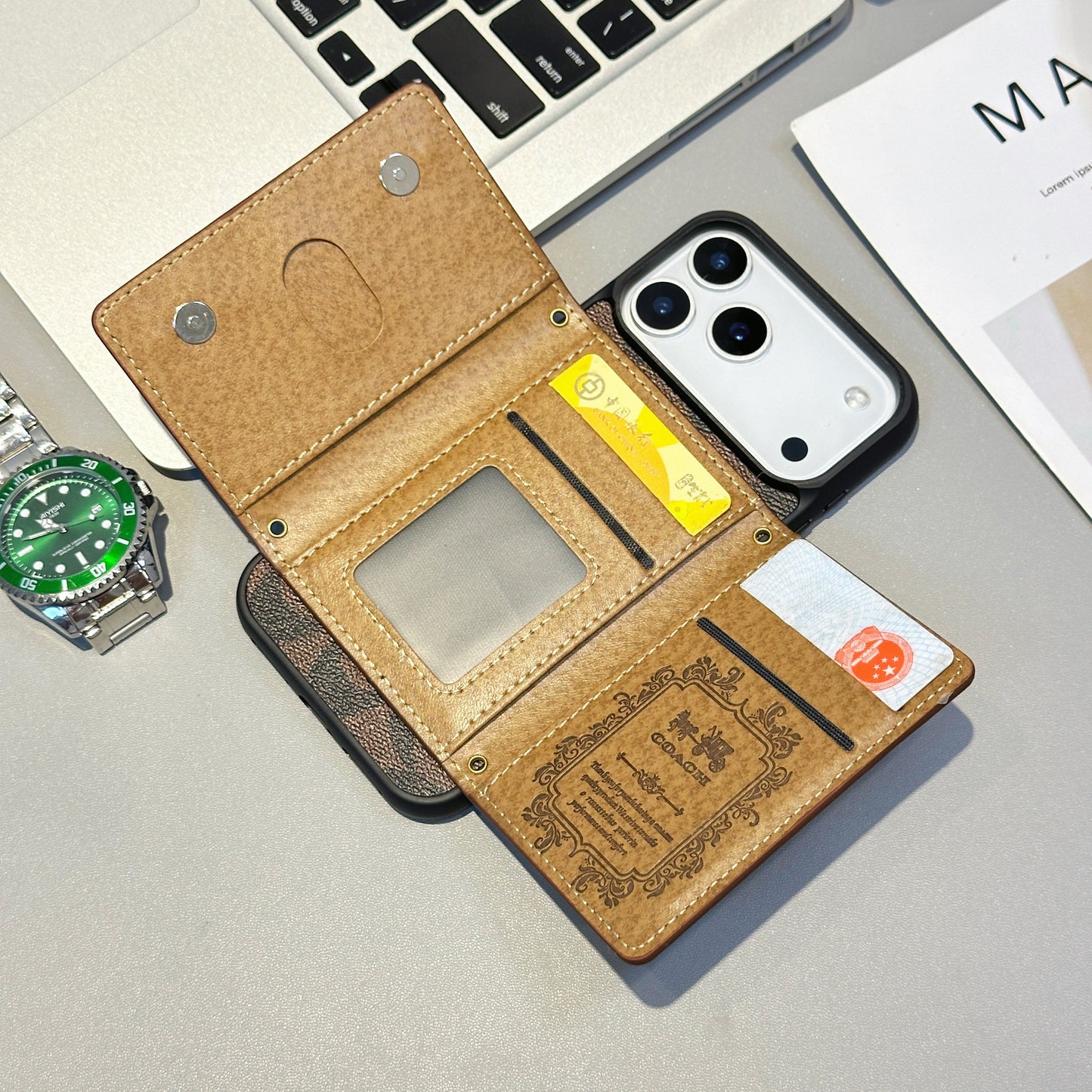 Coach iPhone 13 Pro – Slim Clear Phone Case