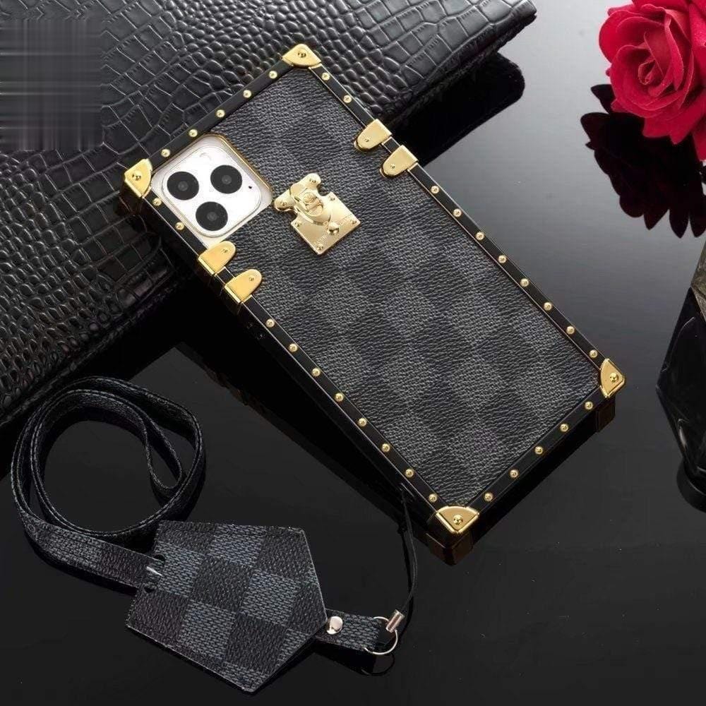 Slim Clear Louis Vuitton phone trunk case – Luxury Designer Phone Case