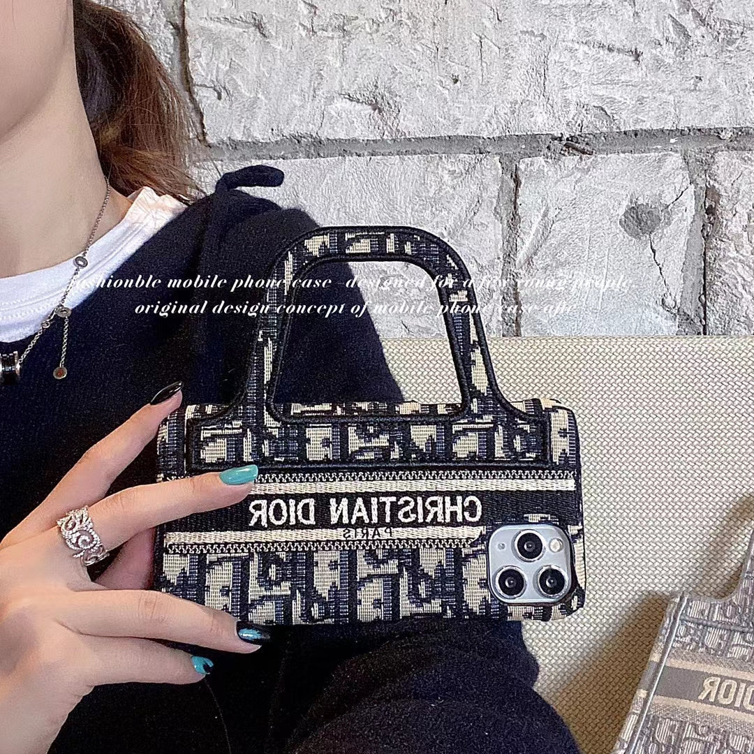 Lady Luxury Dior iPhone Case with Handbag