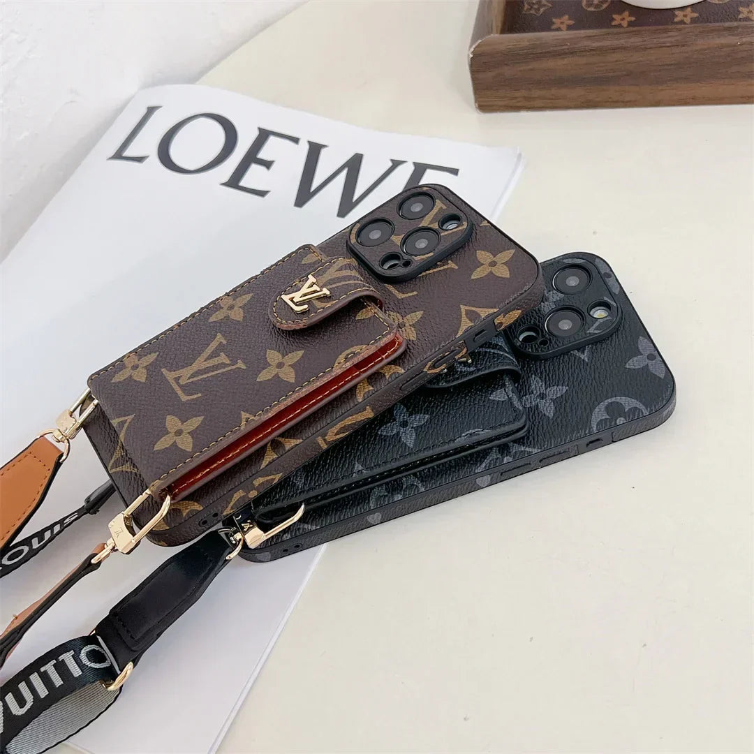 Louis Vuitton Phone Monogram Case with Strap For iPhone 17 /16 /15 /14