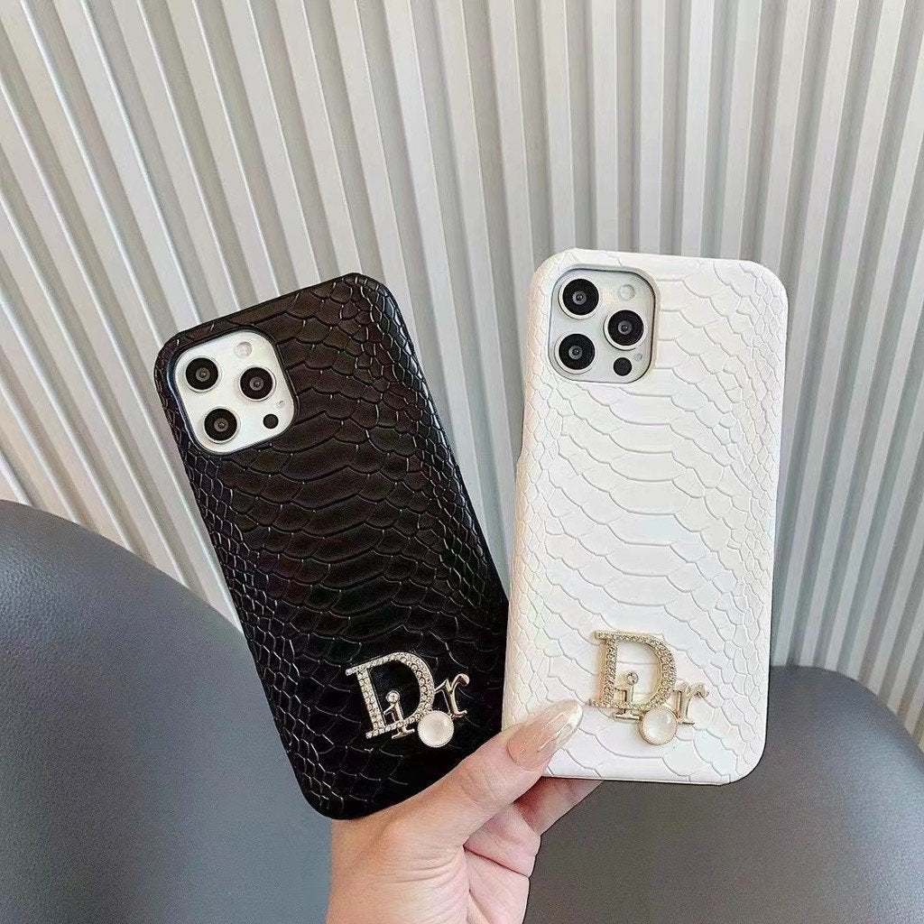 STYLISH DIOR SNAKE PATTERN IPHONE CASE