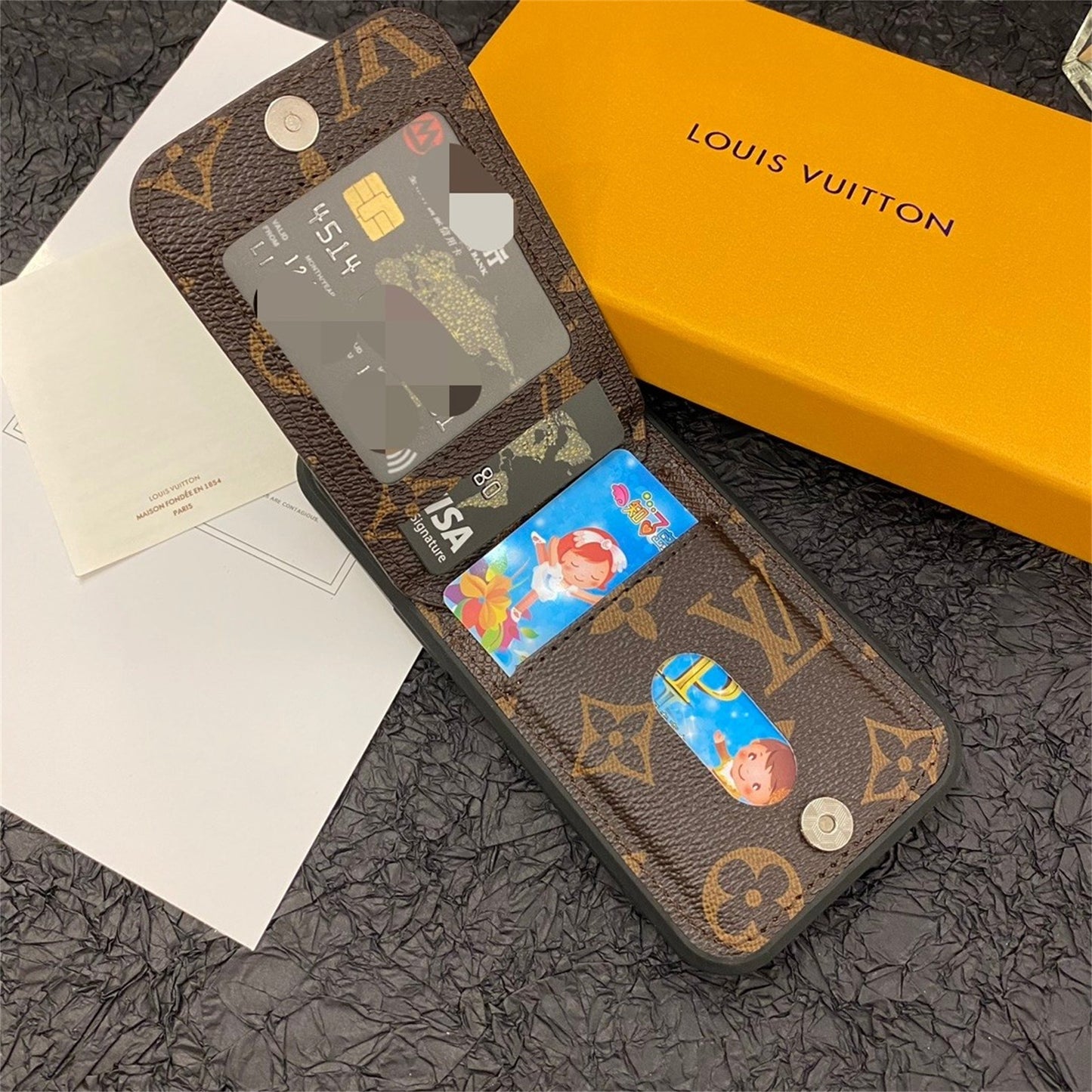 Luxury Louis vuitton style phone cas