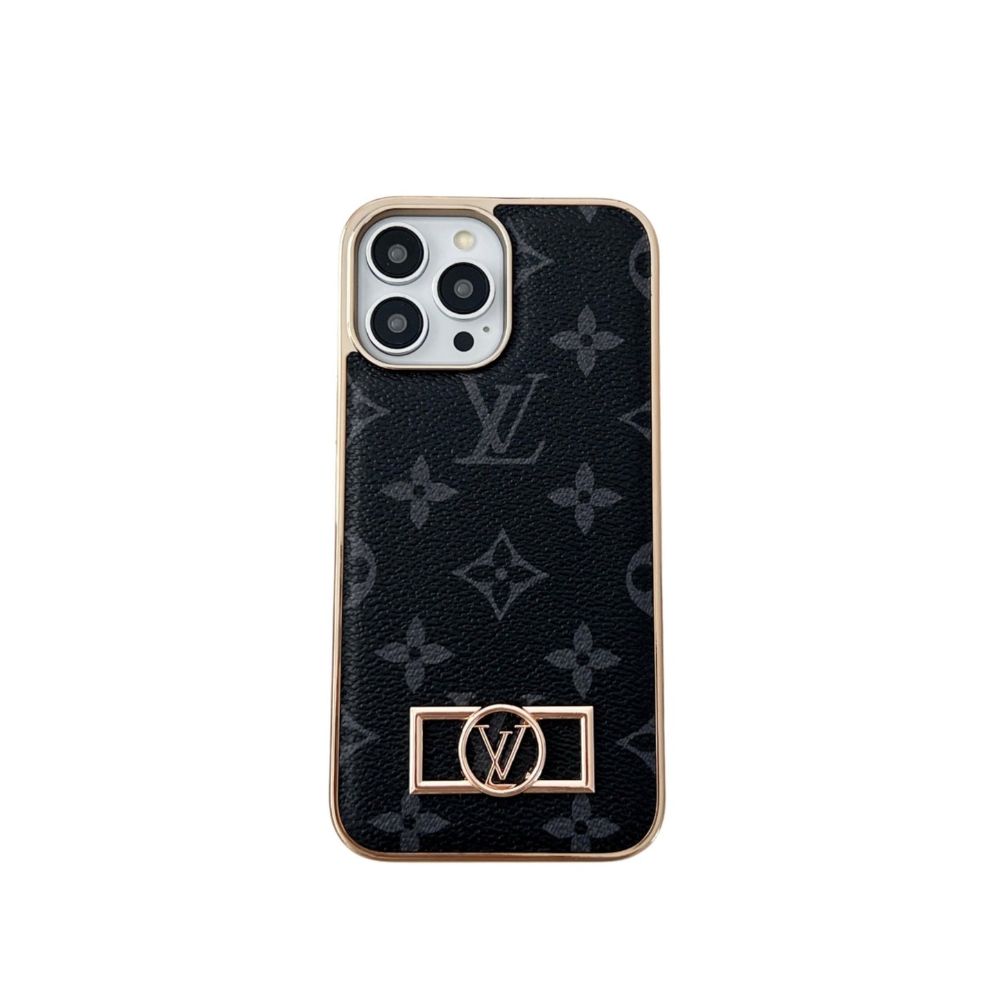 MONOGRAM CANVAS LEATHER LV IPHONE CASE