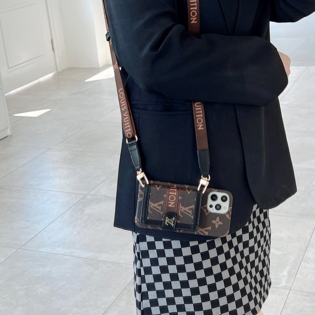 Designer LV WALLET CARD HOLDER PHONE CASE