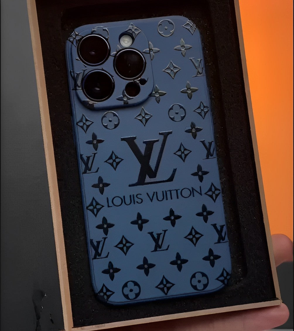 BLACK LV IPHONE CASE FOR IPHONE 16 15 14