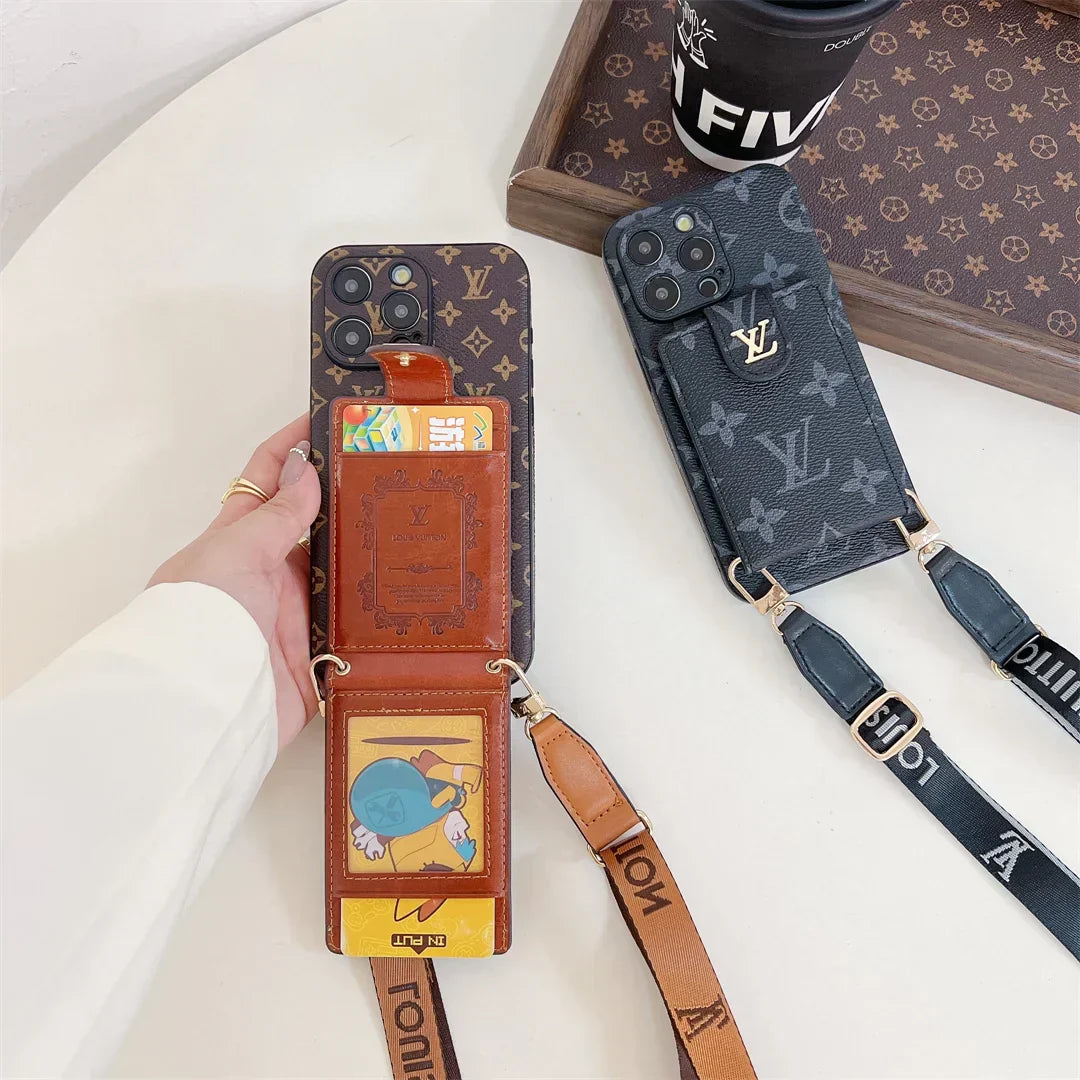 Louis Vuitton Phone Monogram Case with Strap For iPhone 17 /16 /15 /14