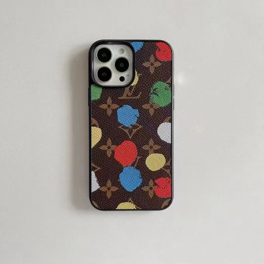 Luxury LV Multi-Color Monogram Phone Case for iPhone