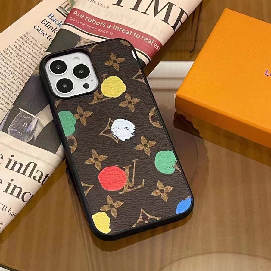 Luxury LV Multi-Color Monogram Phone Case for iPhone