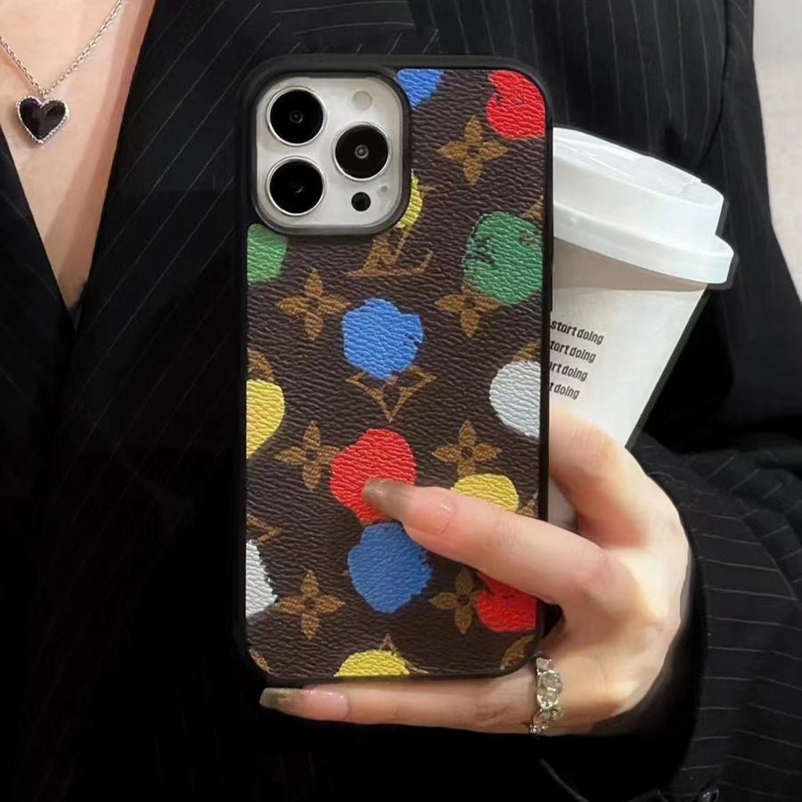Luxury LV Multi-Color Monogram Phone Case for iPhone