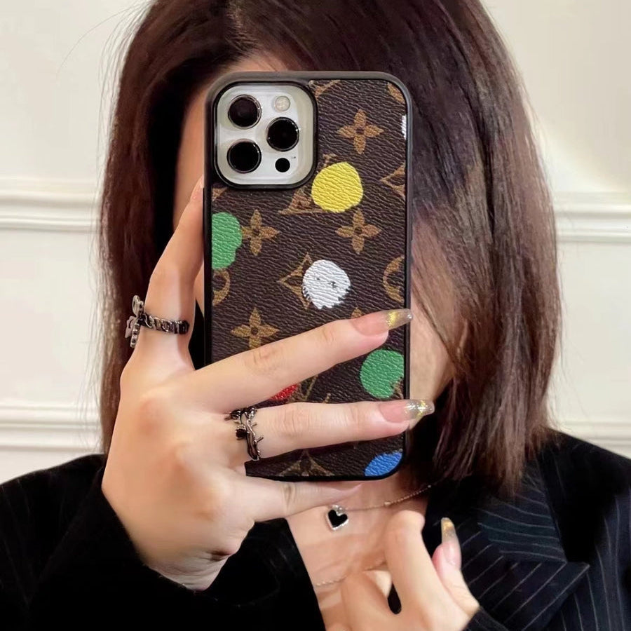 Luxury LV Multi-Color Monogram Phone Case for iPhone