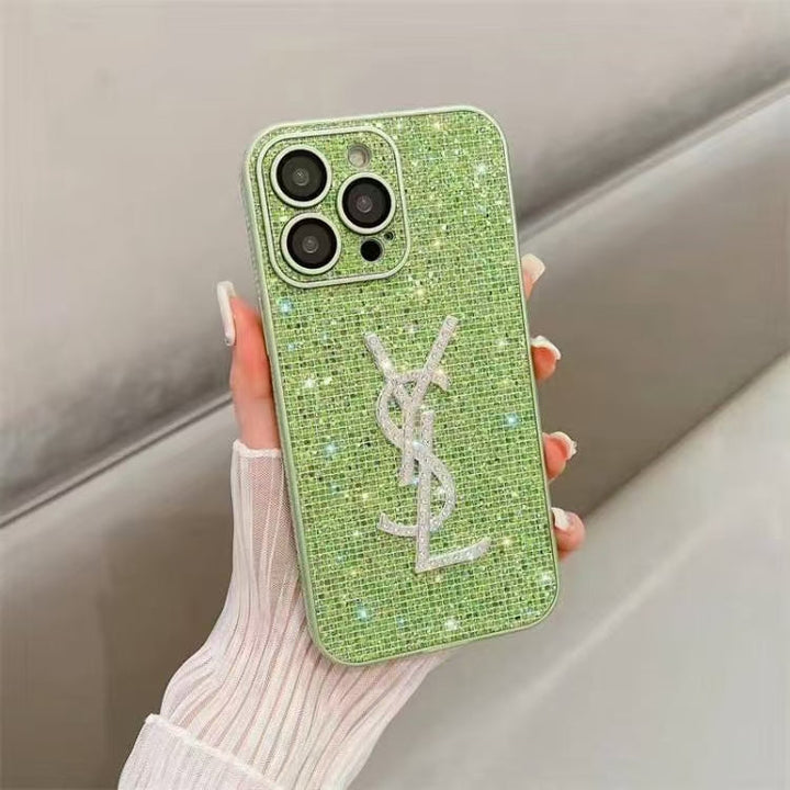 Inspired YSL Diamond IPhone Case