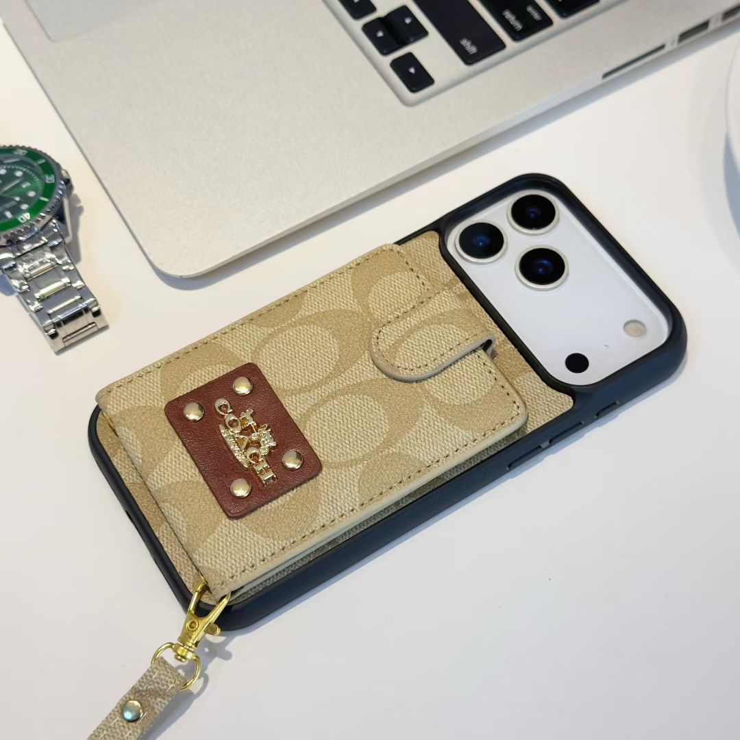 Louis Vuitton iPhone 17 / Coach iPhone 17 – Protective Shockproof Phone Case