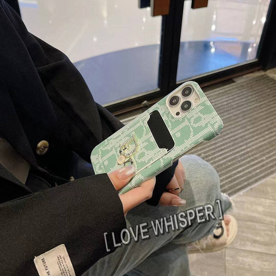Fashion Dior IPhone Case With Card Holder