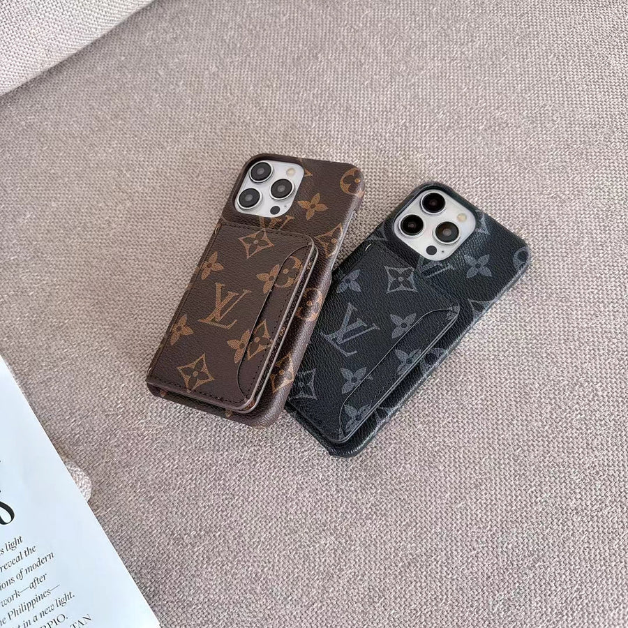 LV Monogram iPhone Case with Card Holder