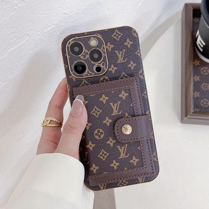 Luxury LV Classic Color Card Bag Apple iPhone Case