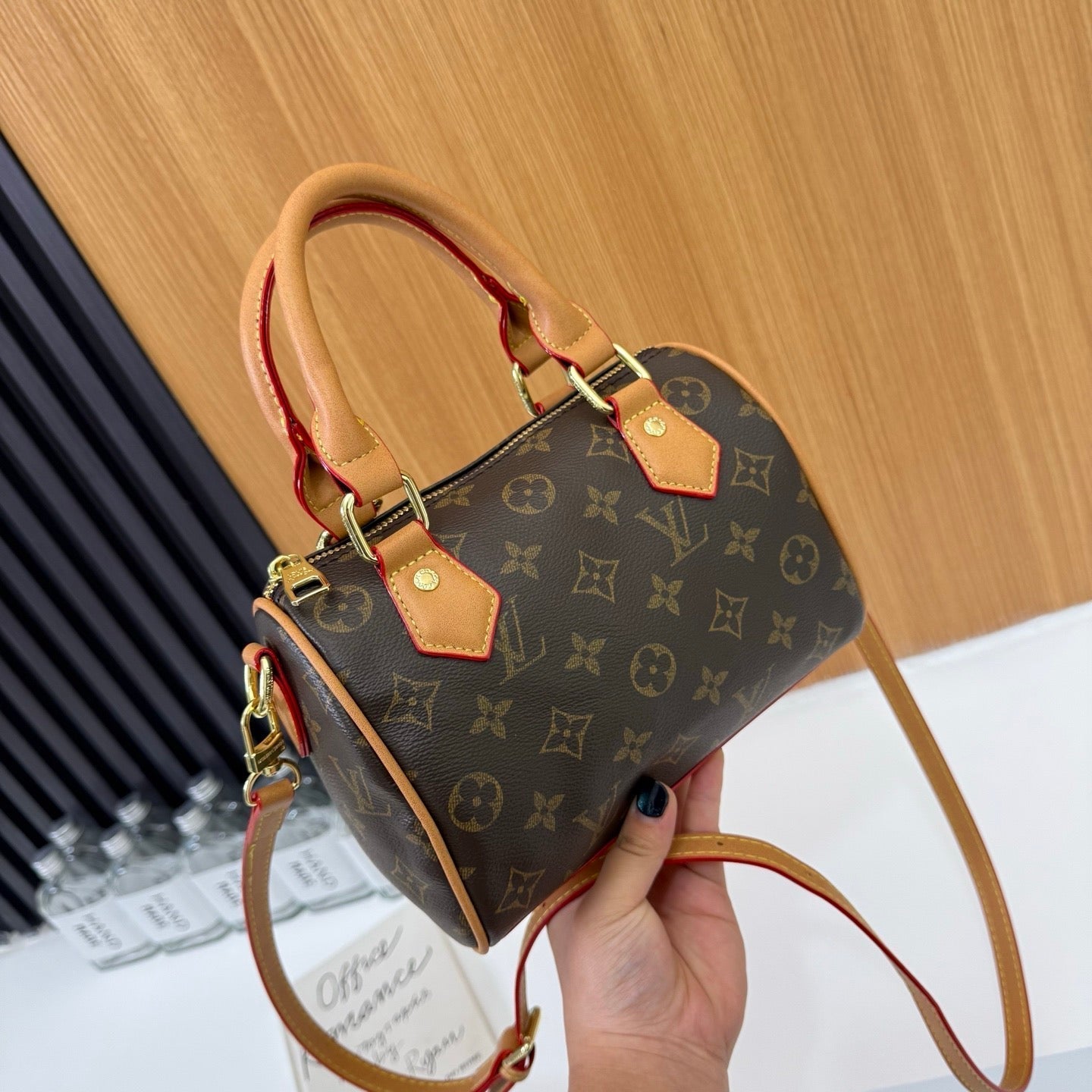Designer LV Monogram Mini Barrel Bag Inspired