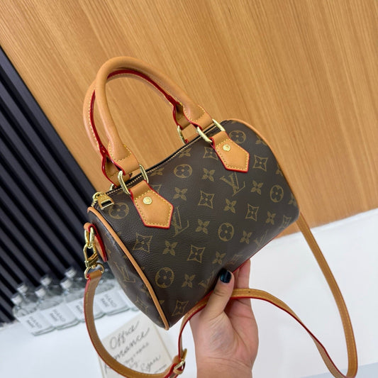 Designer Classic Monogram Mini Barrel Bag Inspired