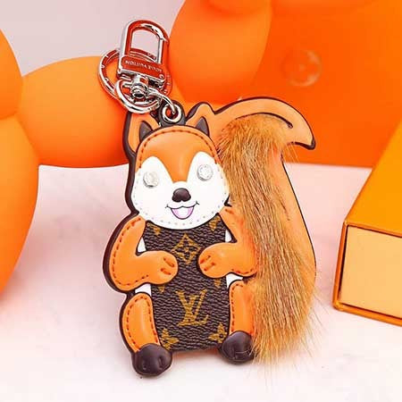 Louis Vuitton Leather keychain Brand Anime Style