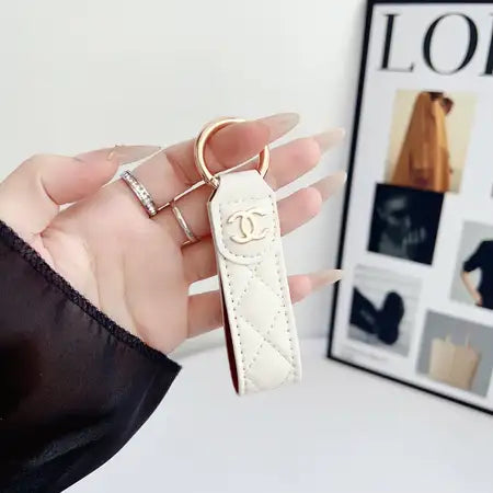 Luxury Chanel Leather Key Chain