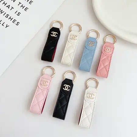 Luxury Chanel Leather Key Chain