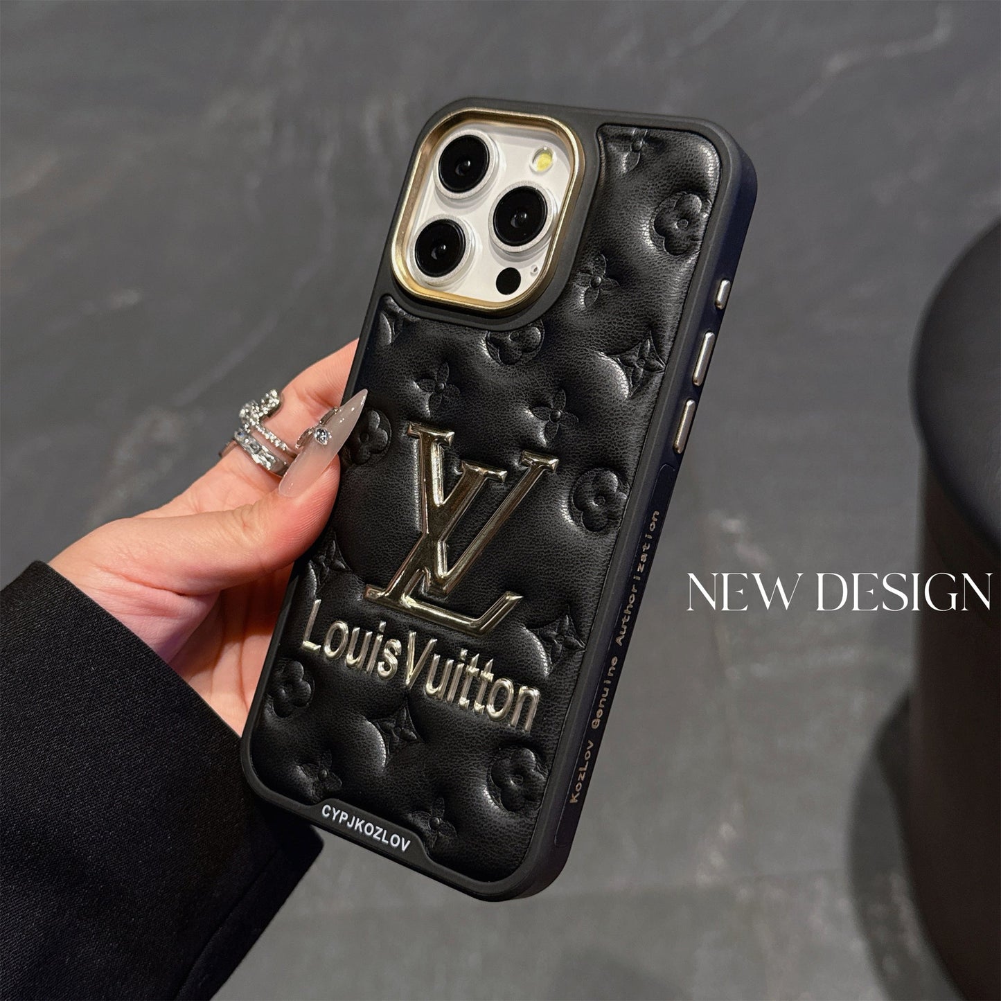 Leather Louis Vuitton Apple iPhone Case