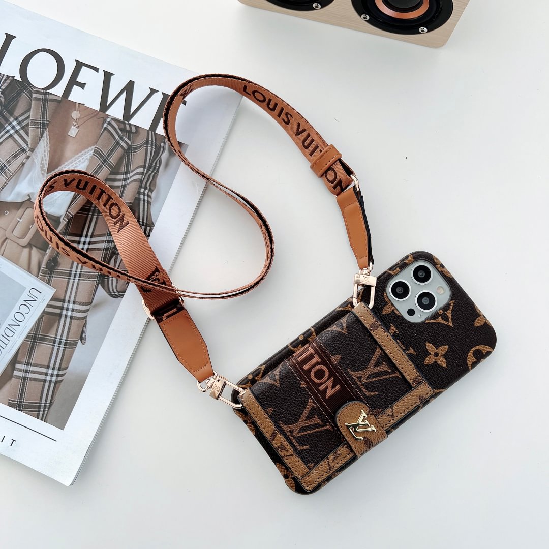 Designer LV WALLET CARD HOLDER PHONE CASE