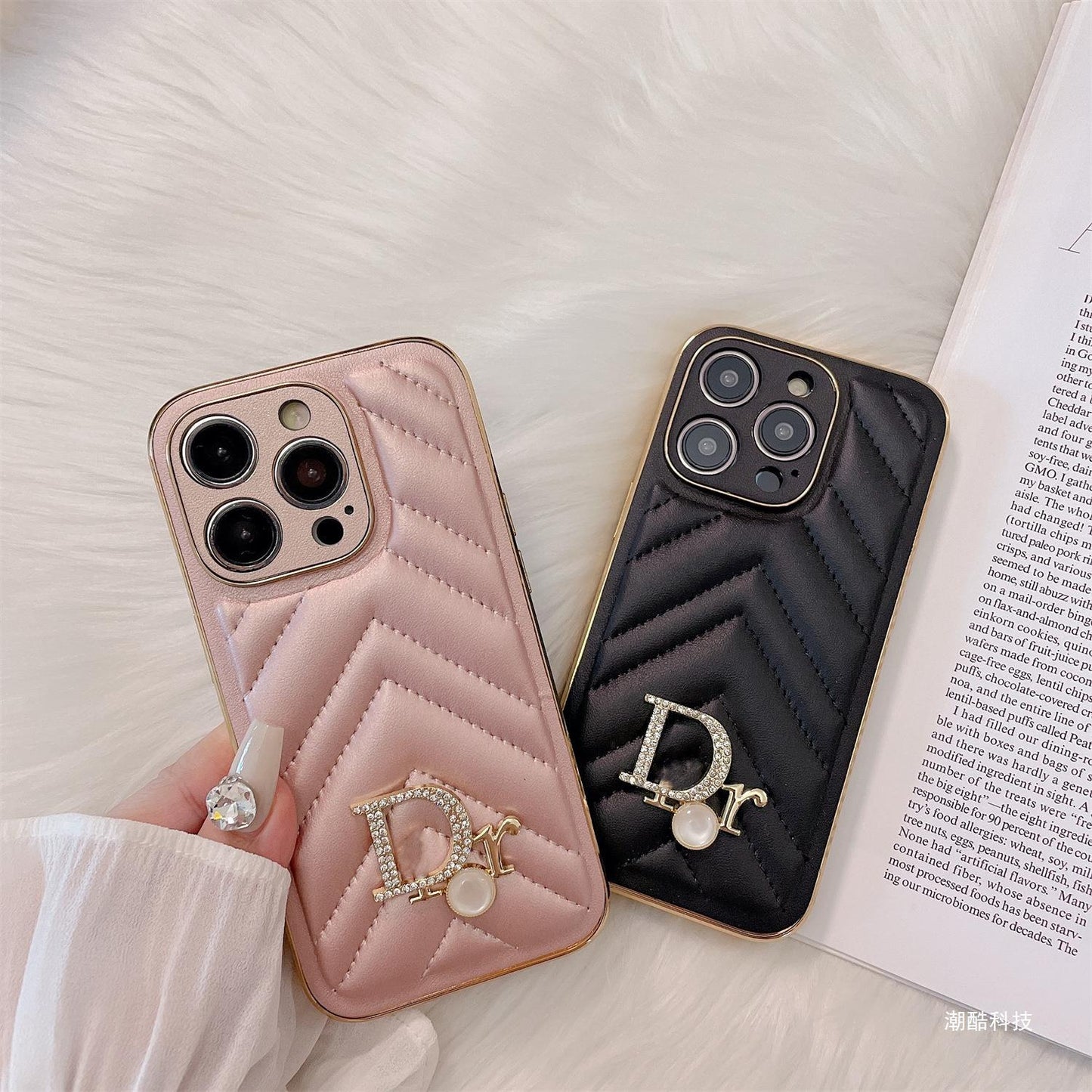 Puffer Designer Dior Inspired IPhone Case