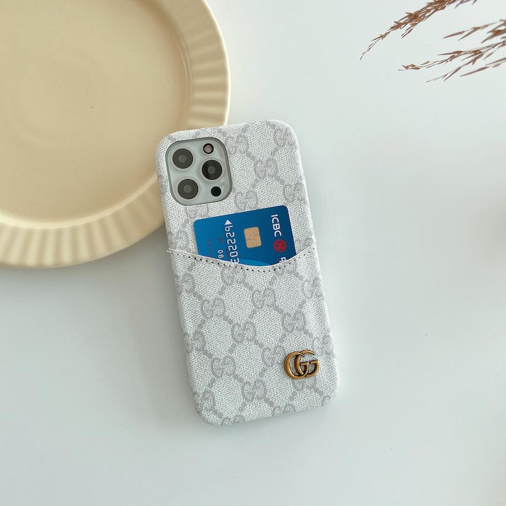GG Phone Case With Card Holder – Slim Clear Phone Case