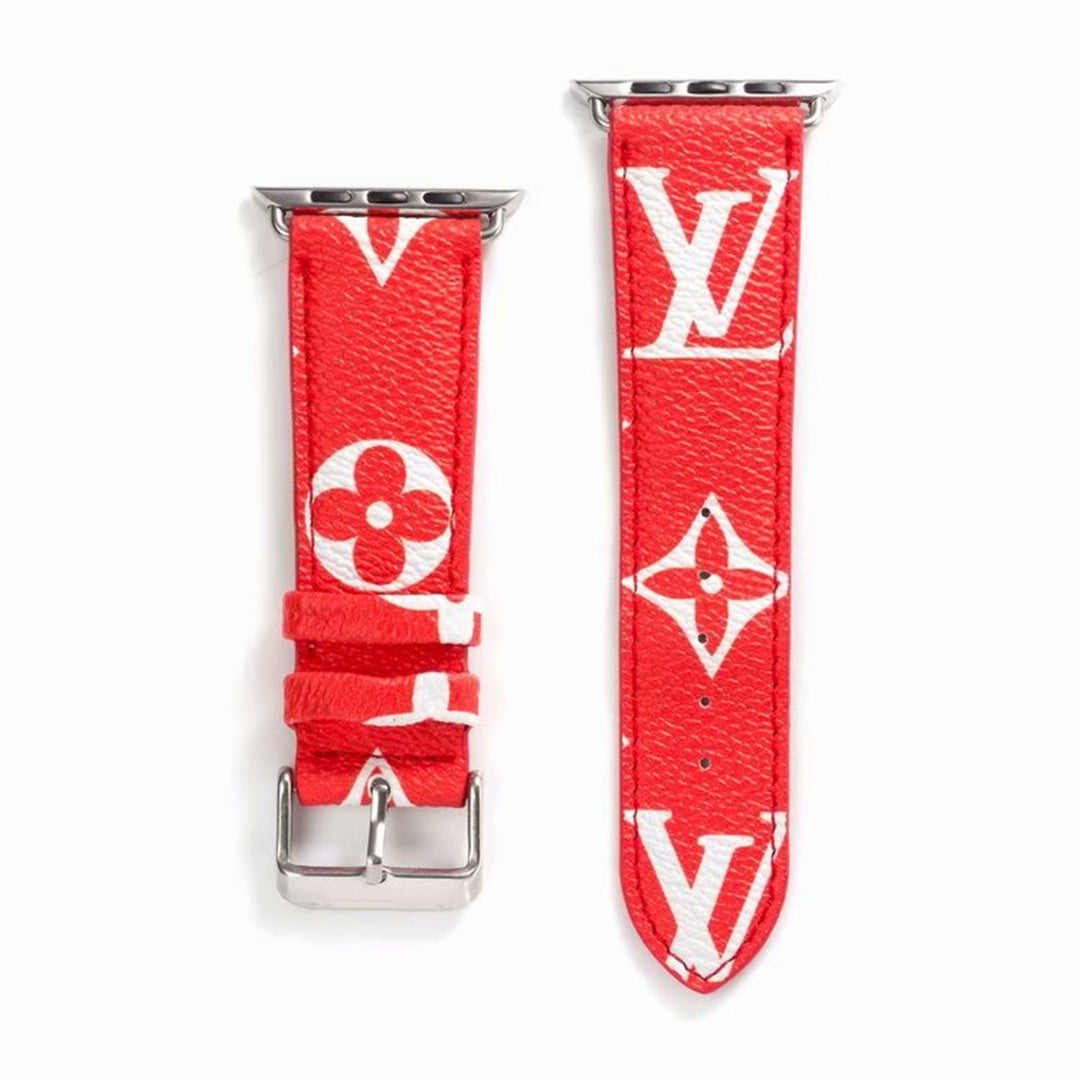 Louis Vuitton Brown Luxury Classic Strap For Apple Watch