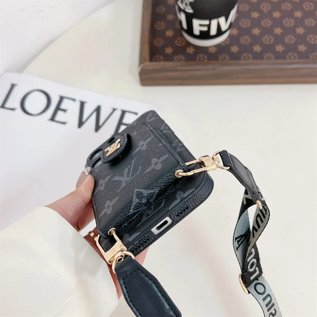 Louis Vuitton Phone Monogram Case with Strap For iPhone 17 /16 /15 /14