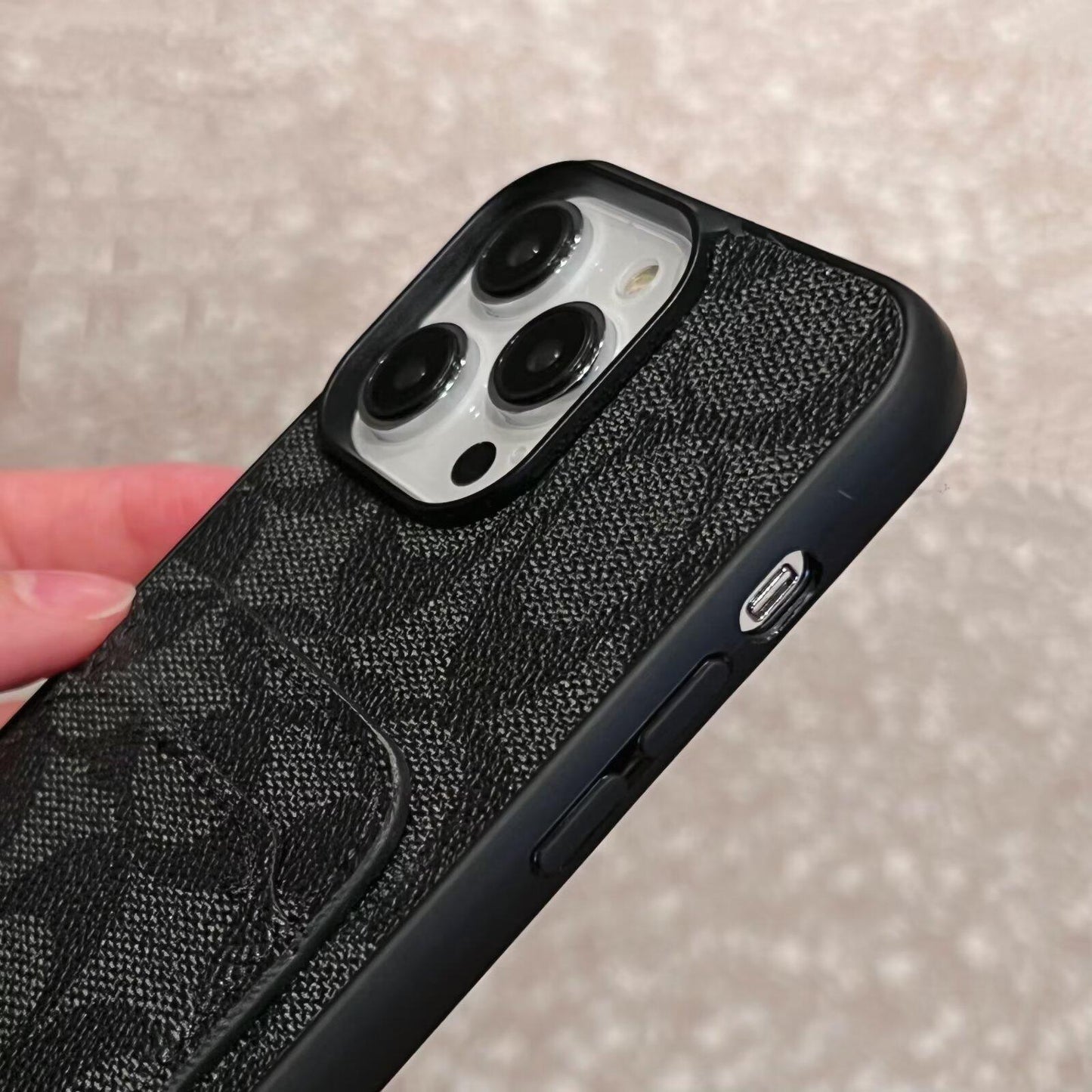 Designer Coach Leather iPhone Case Inspired