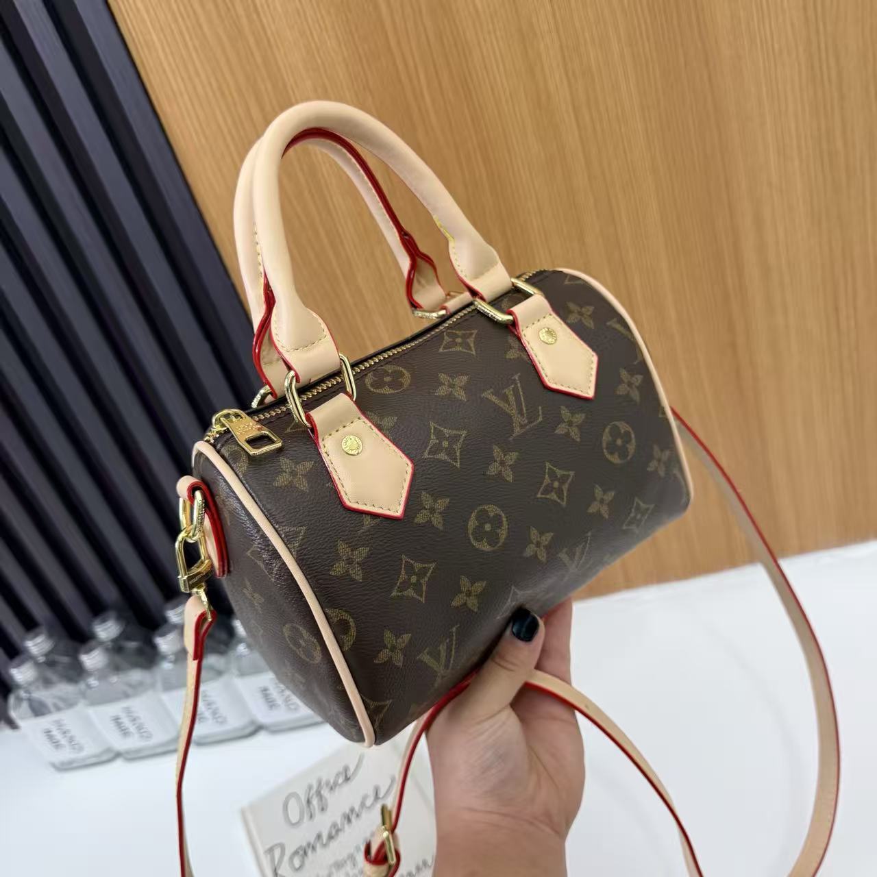 Designer LV Monogram Mini Barrel Bag Inspired