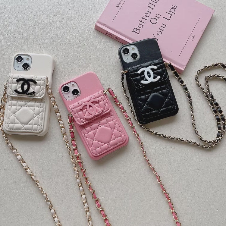 chanel phone case on chain – Slim Clear Phone Case