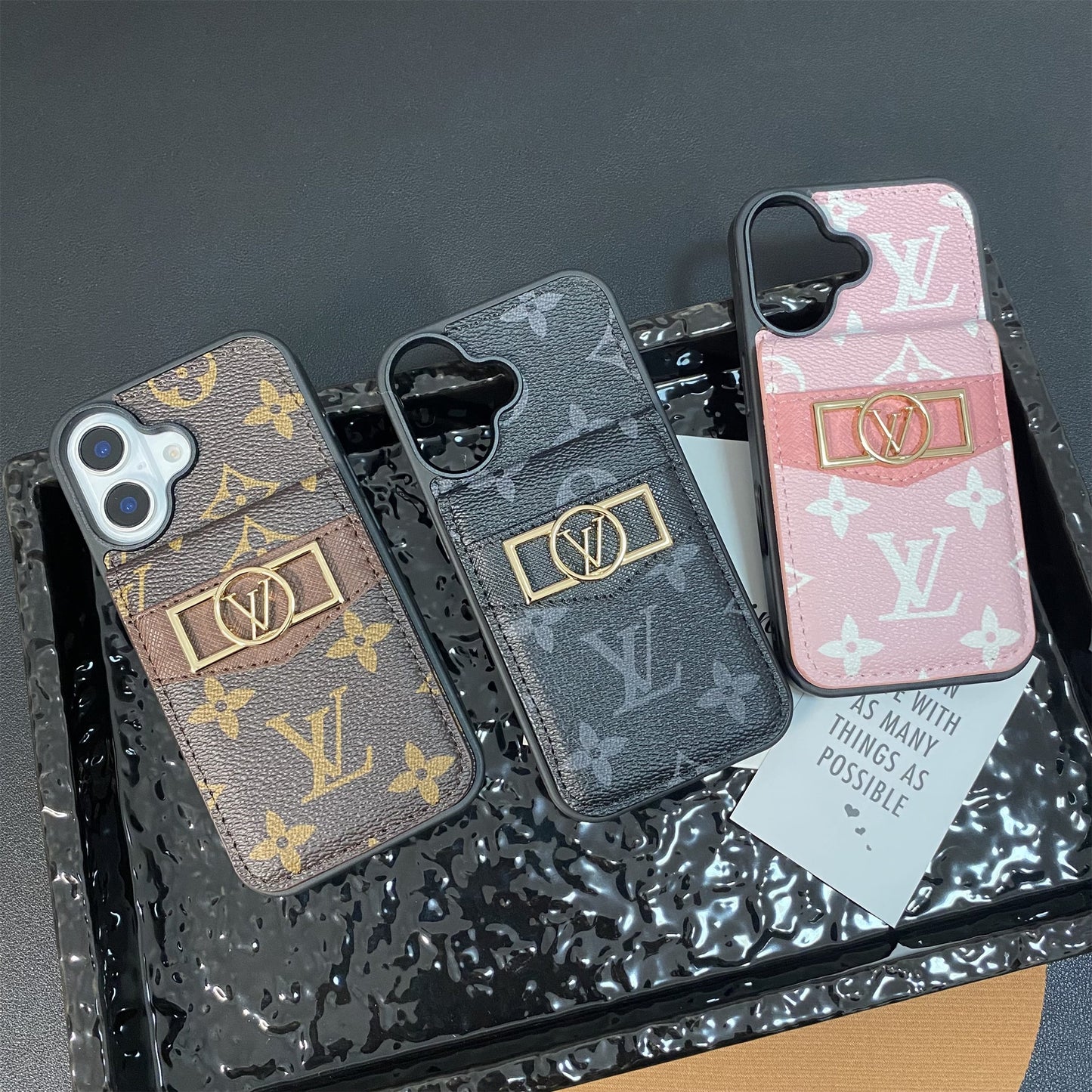 Luxury Louis vuitton style phone cas
