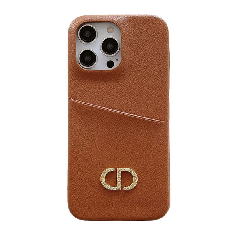Designer Dior Leather iPhone Case Multi Colors