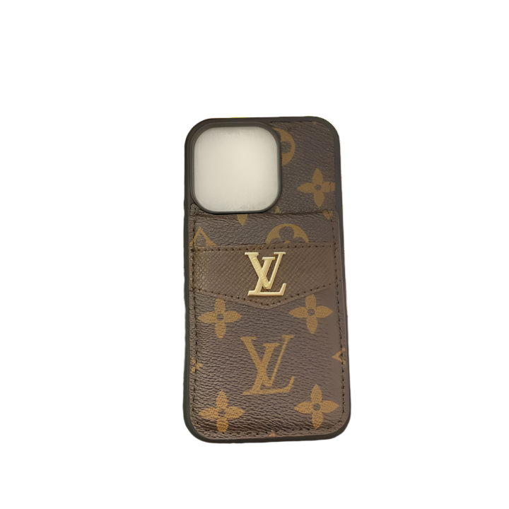 LUXURY MONOGRAM LV LEATHER IPHONE CASE FLIP WALLET