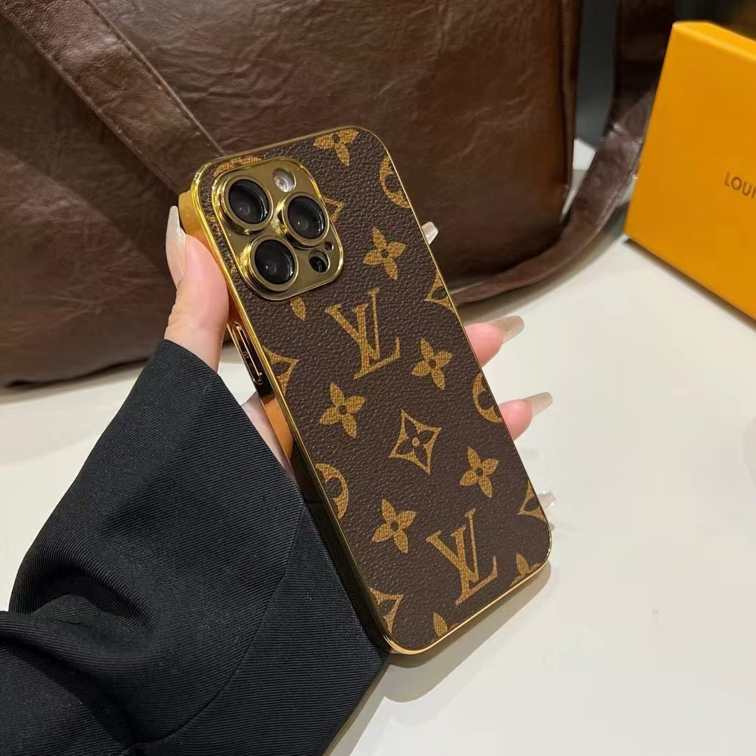 LUXURY LV IPHONE CASE LEATHER COVER