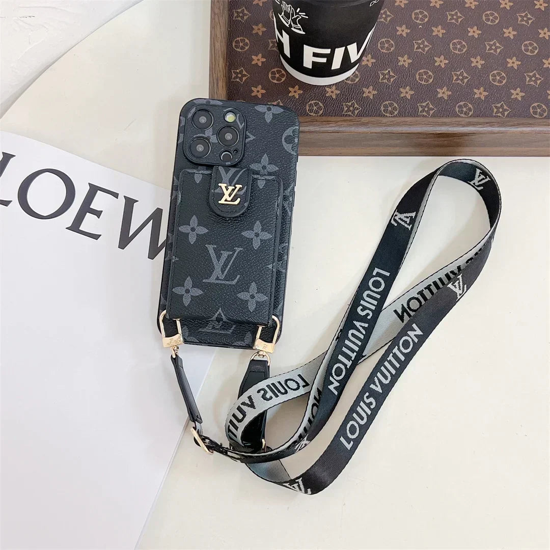 Louis Vuitton Phone Monogram Case with Strap For iPhone 17 /16 /15 /14