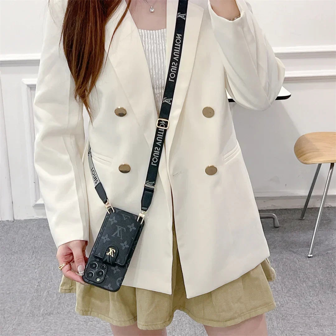 Louis Vuitton Phone Monogram Case with Strap For iPhone 17 /16 /15 /14