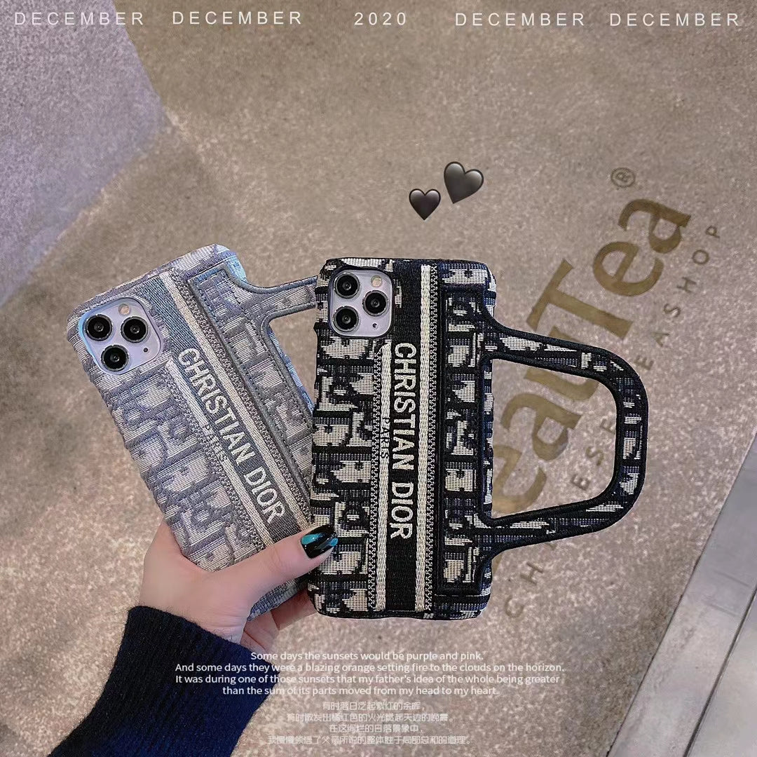 Lady Luxury Dior iPhone Case with Handbag