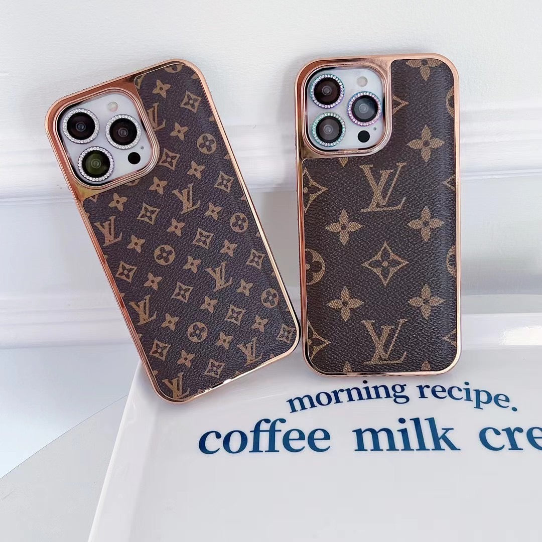 Luxury CLASSIC PRINTED LV PHONE CASE FOR iPHONE