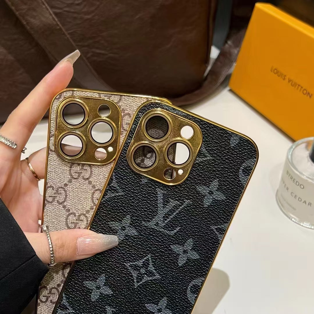LUXURY LV IPHONE CASE LEATHER COVER