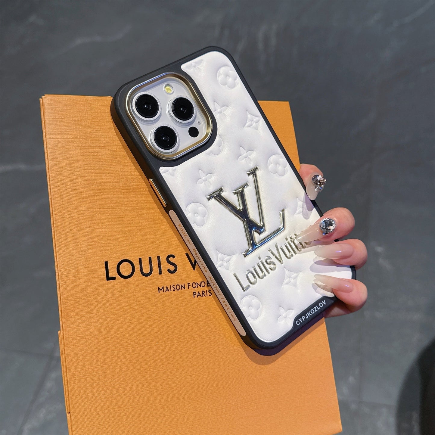 Leather Louis Vuitton Apple iPhone Case