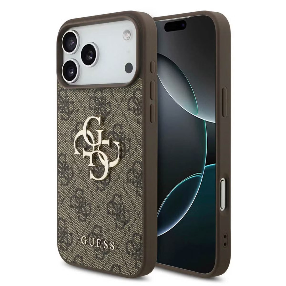 Guess 4G Metal Logo Back Cover For Apple iPhone 17 / 16 /15 /14