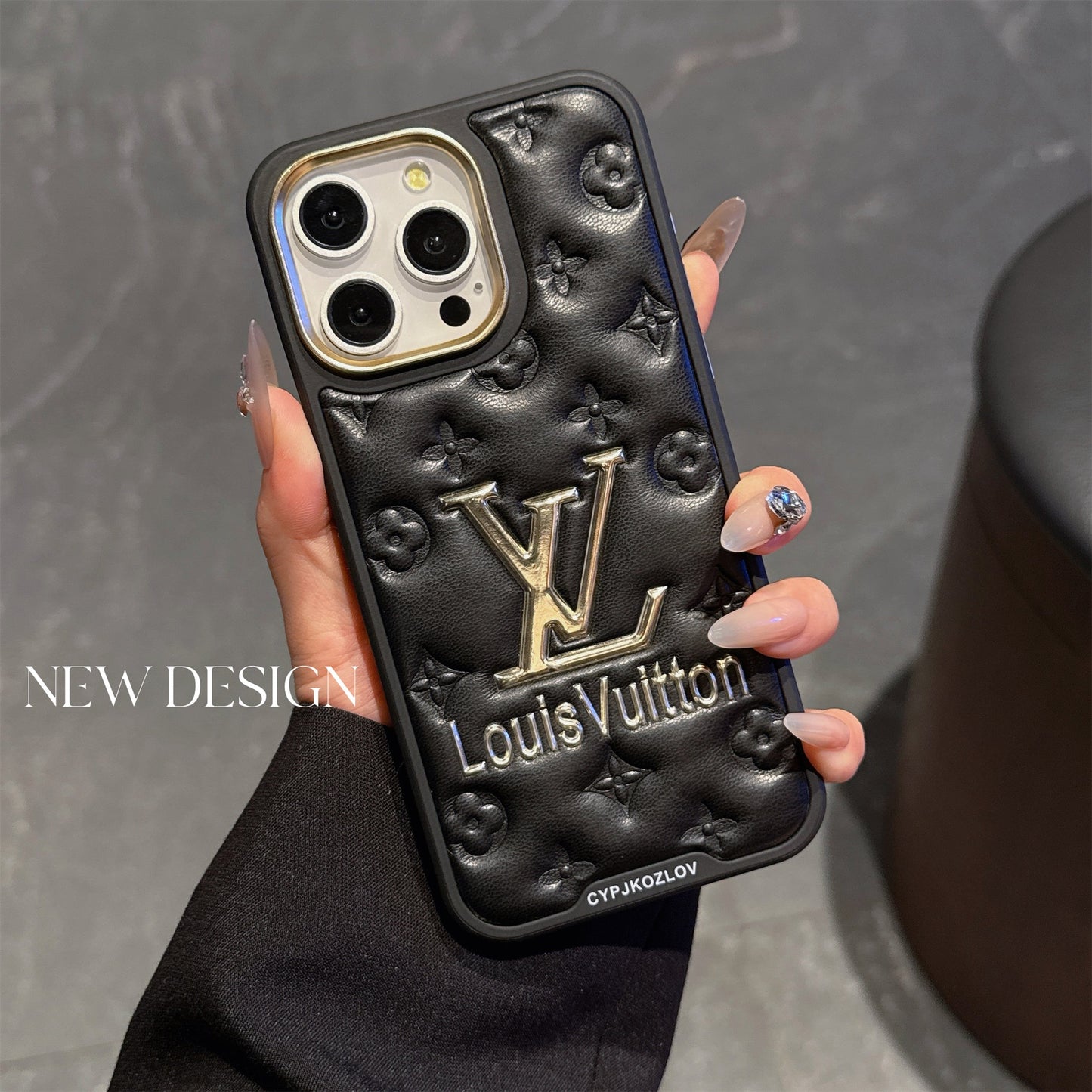 Leather Louis Vuitton Apple iPhone Case